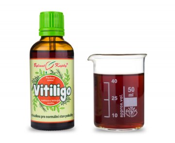 Unzureichende Pigmentierung (Vitiligo) – Kräutertropfen (Tinktur) 50 ml